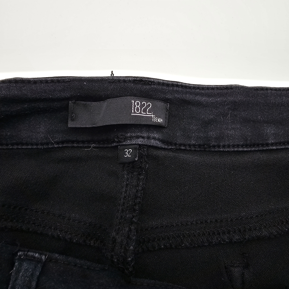 1822 Denim Black Skinny Jeans
